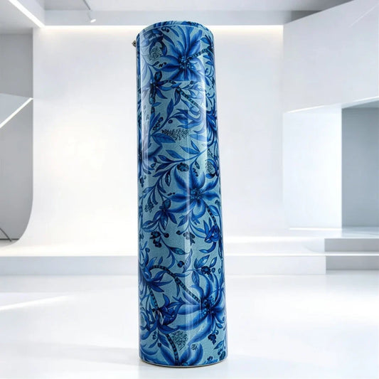 Saudi Khajoor Pattern Decorative Fiberglass Sheet (Blue)